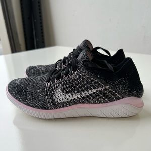 Nike free RN flyknit running shoes